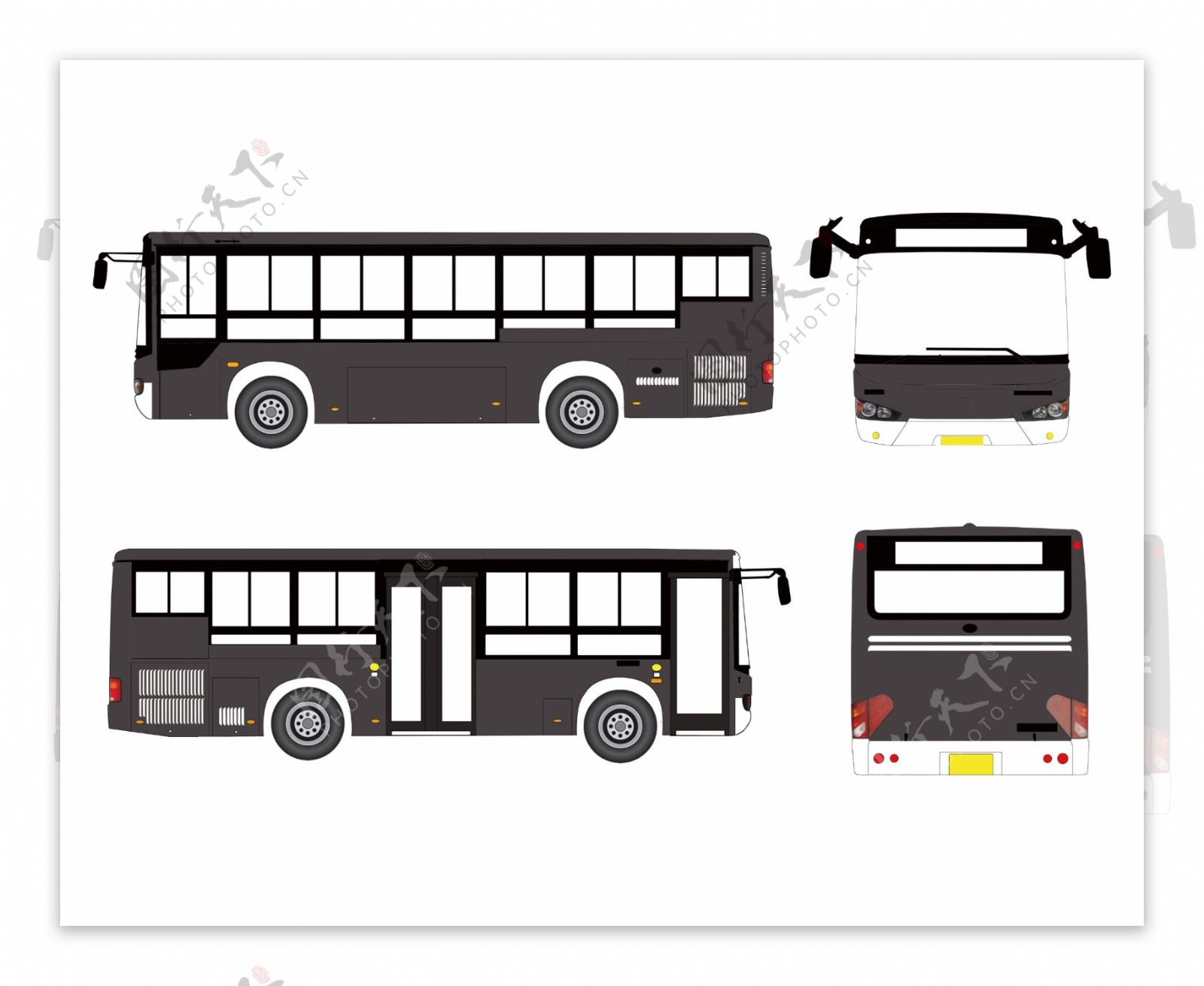 公交车车身汽车公车广告