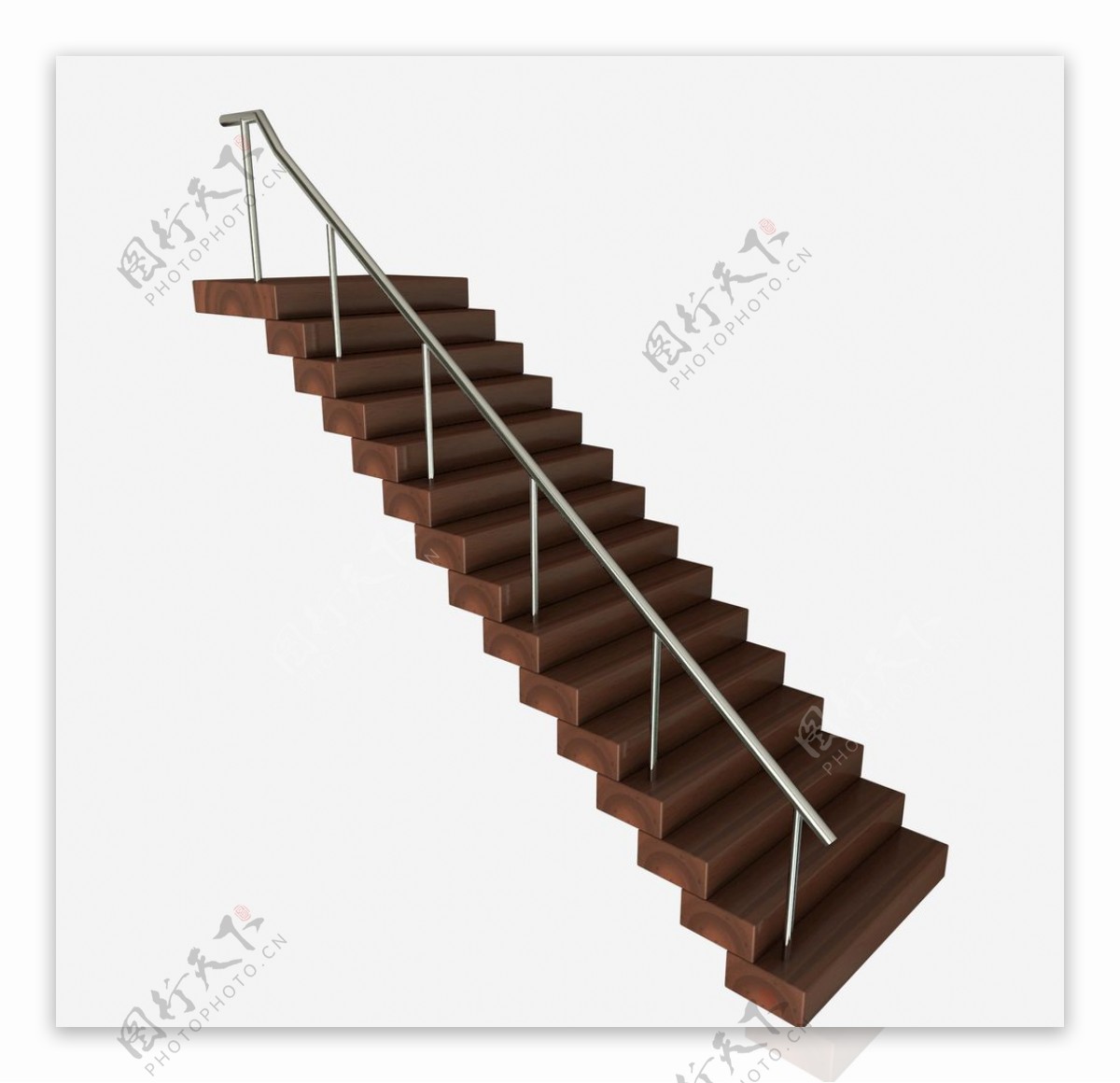 C4D模型楼梯