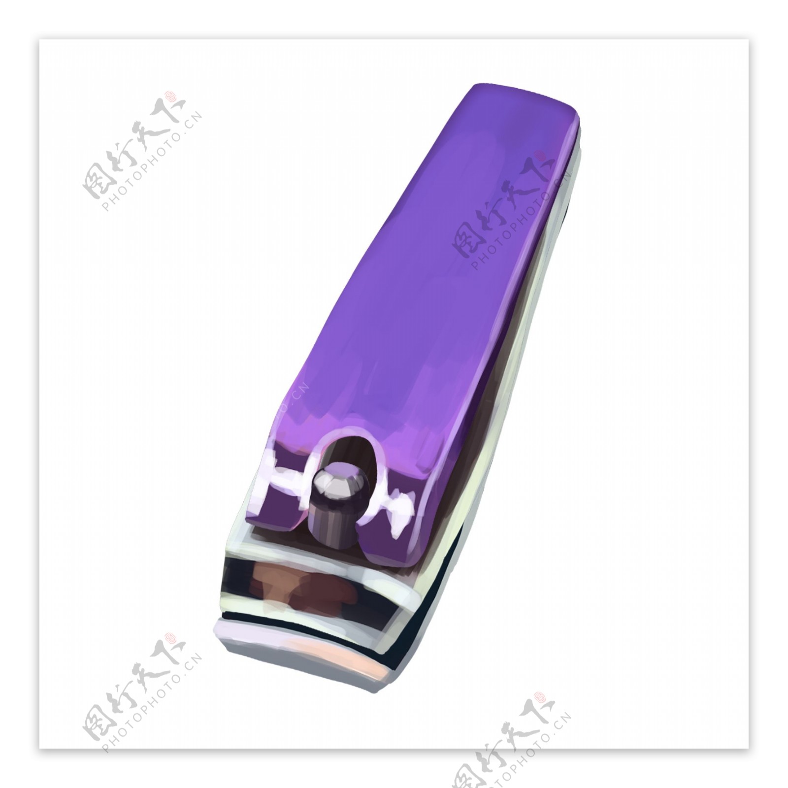 紫色修剪指甲刀