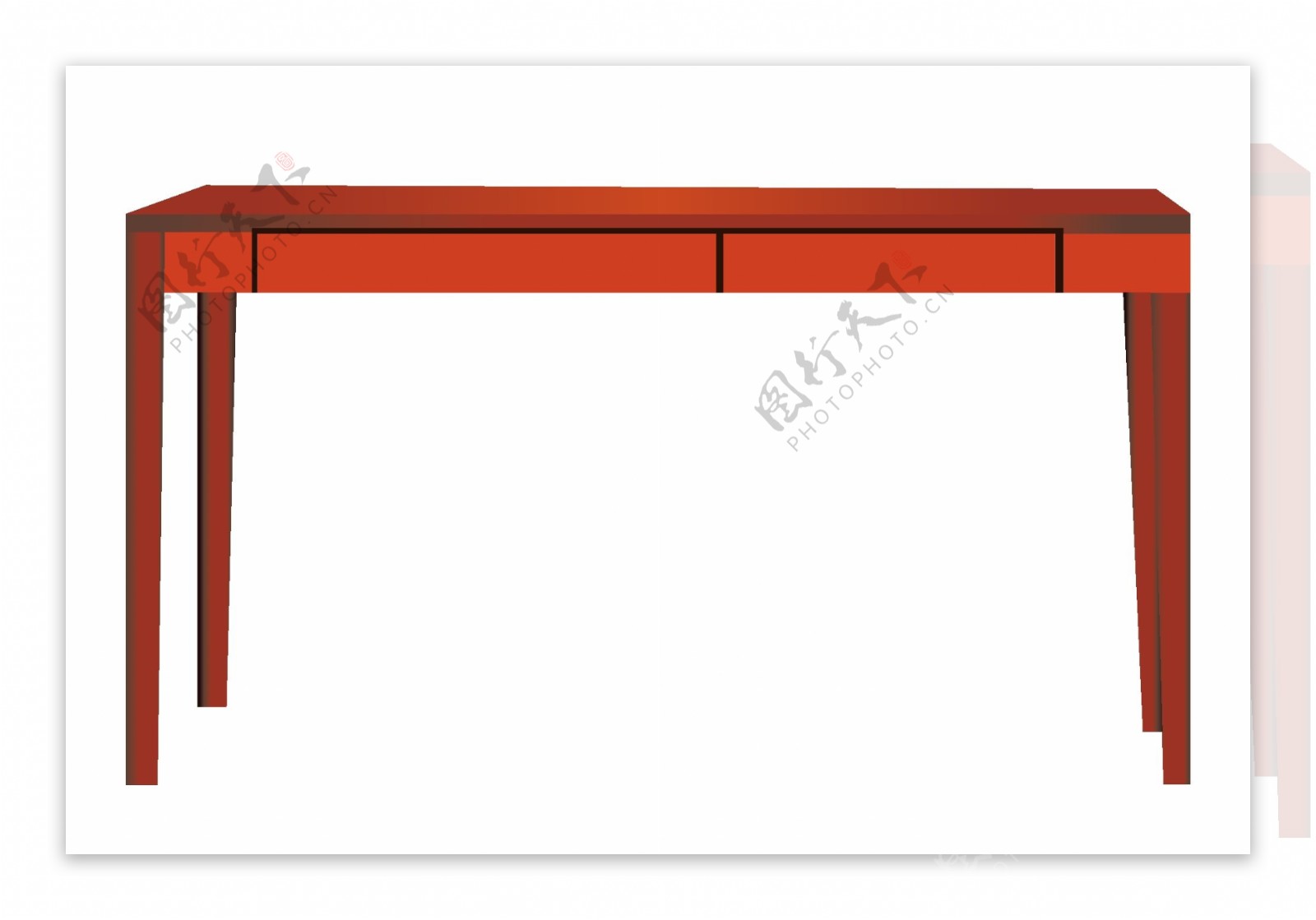 红木长方形桌子
