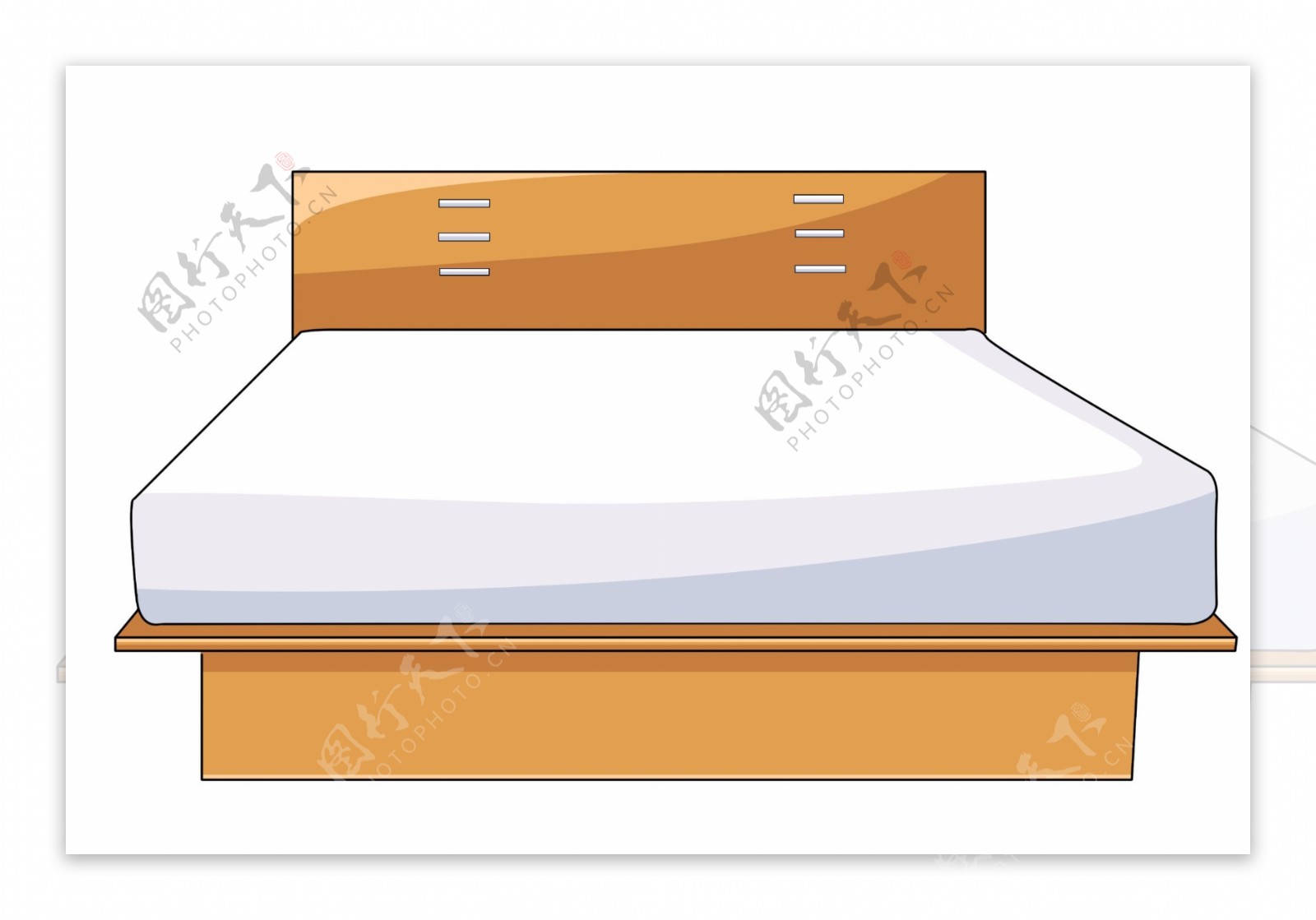 木制家具床图案