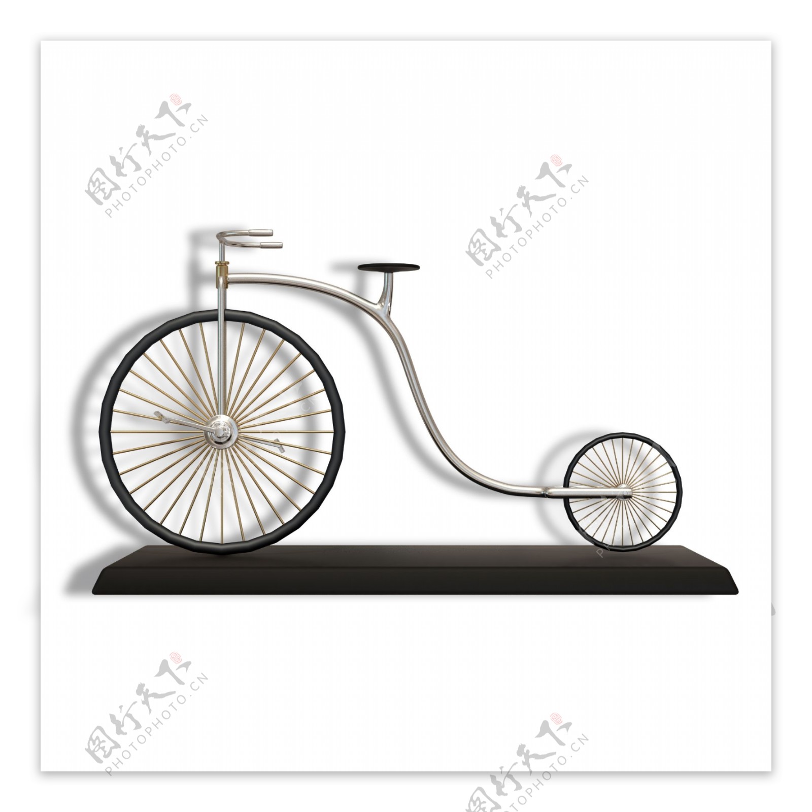 家具装饰品小自行车
