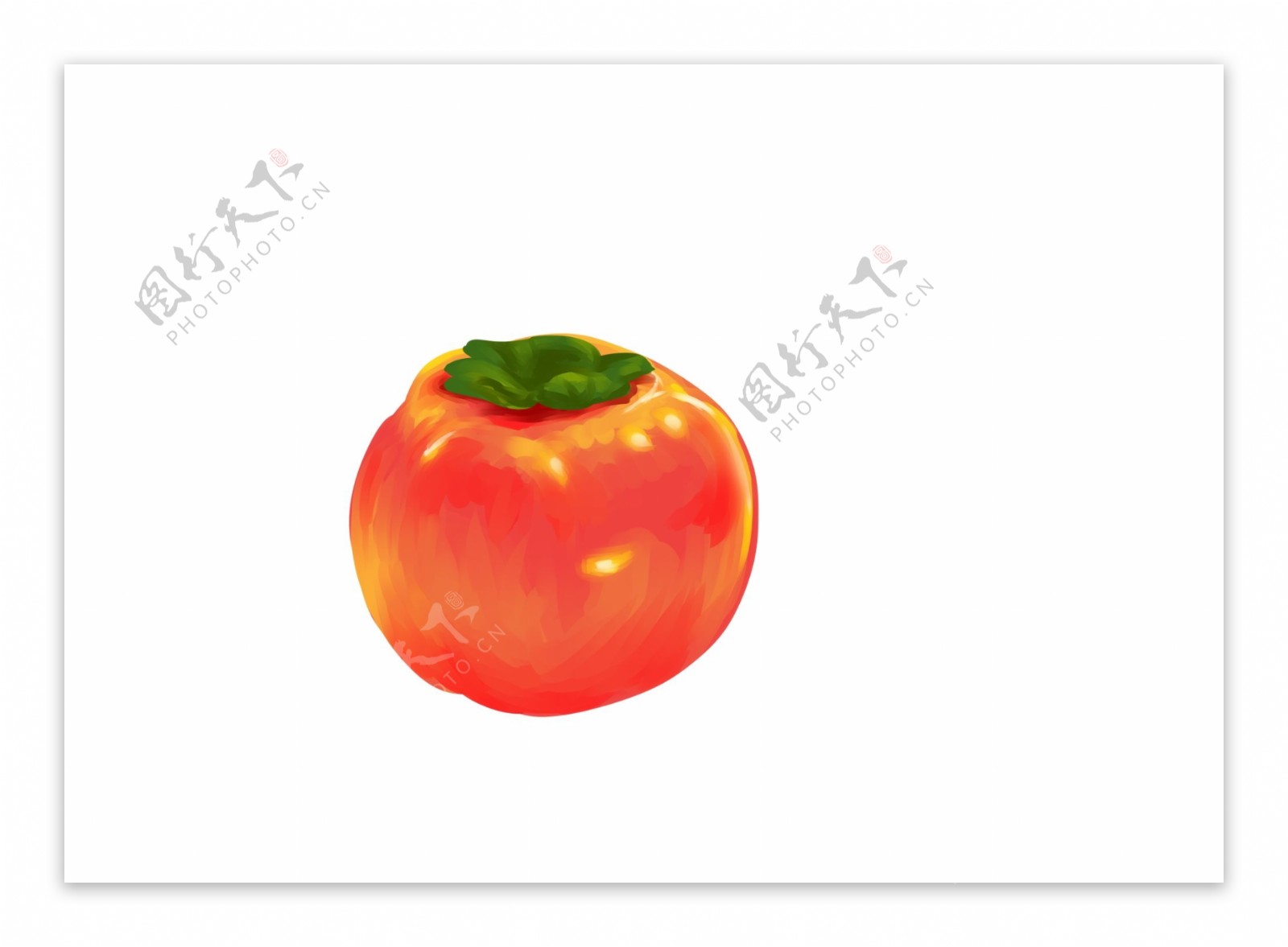 手绘西红柿装饰图案