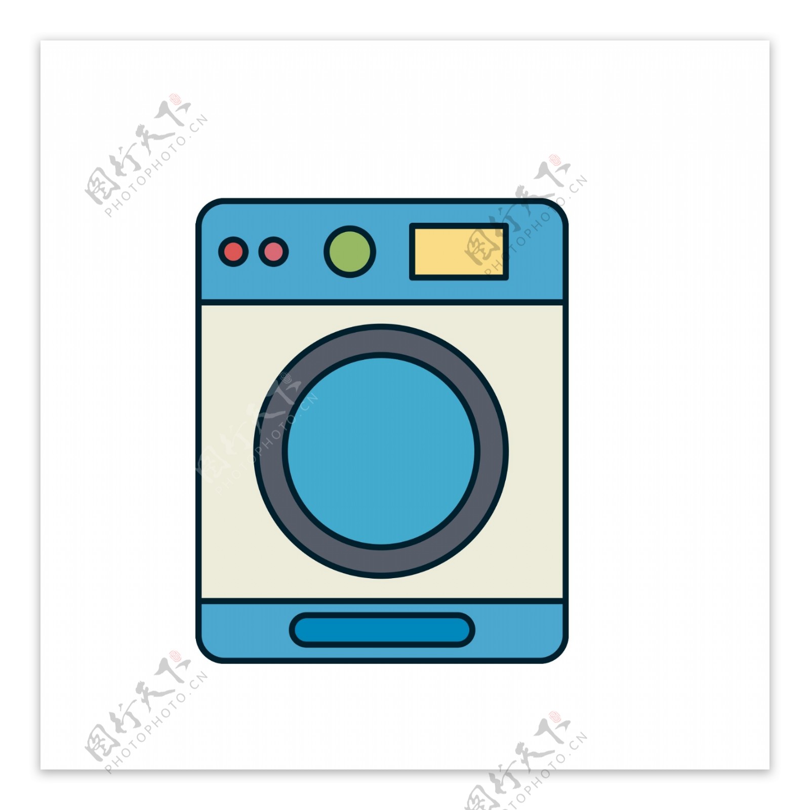 卡通洗衣机PNG下载