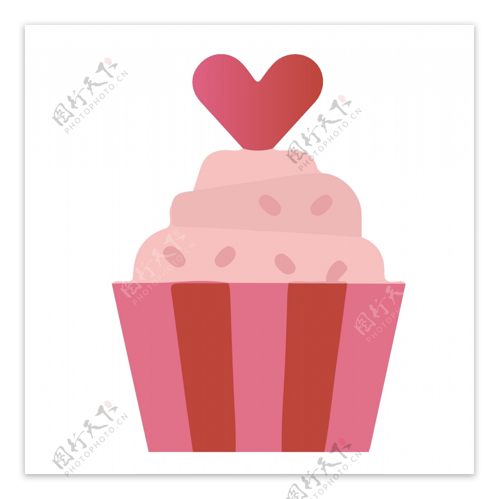 粉色旋转蛋糕插图