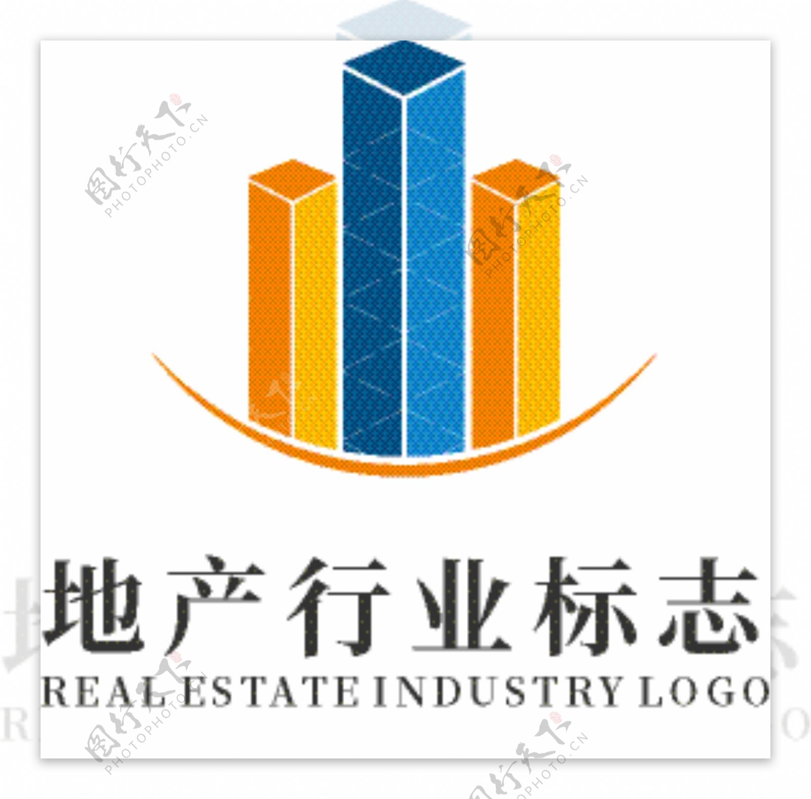 简约房地产logo