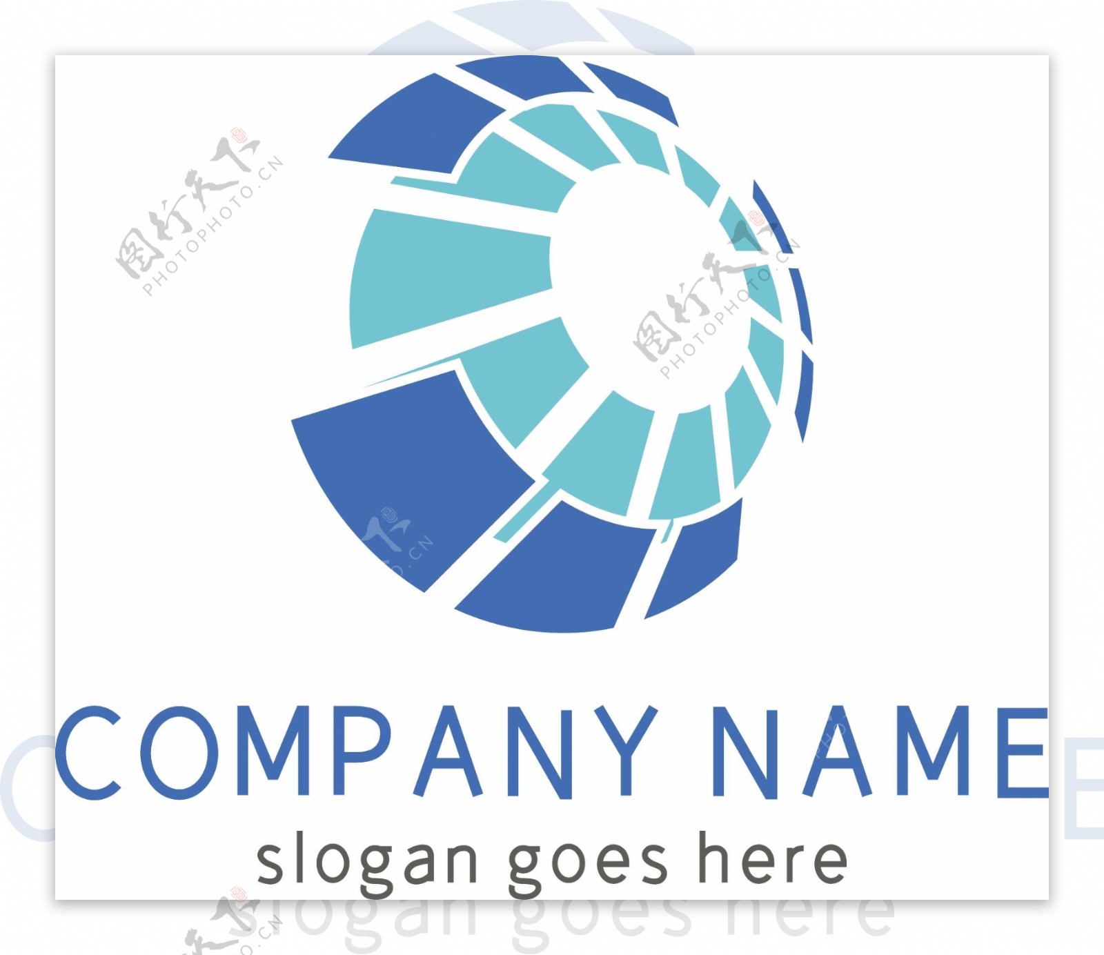 创意商务科技眼大气logo
