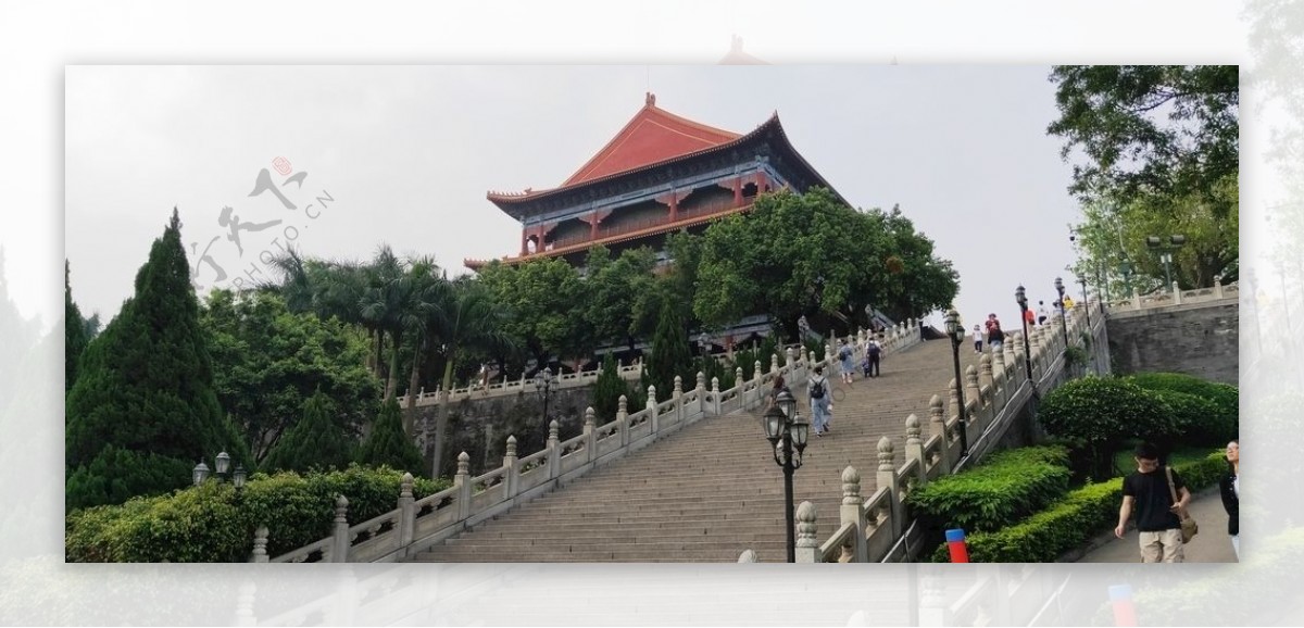 广州莲花山寺院