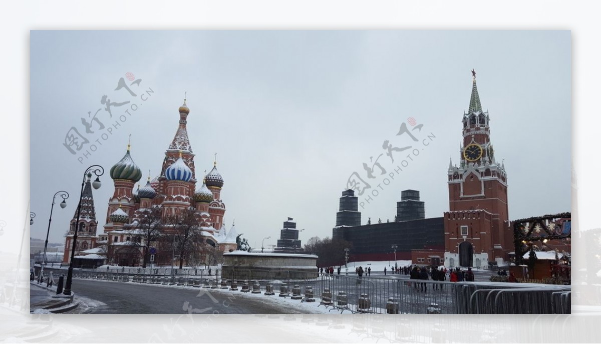 莫斯科红场的冬天