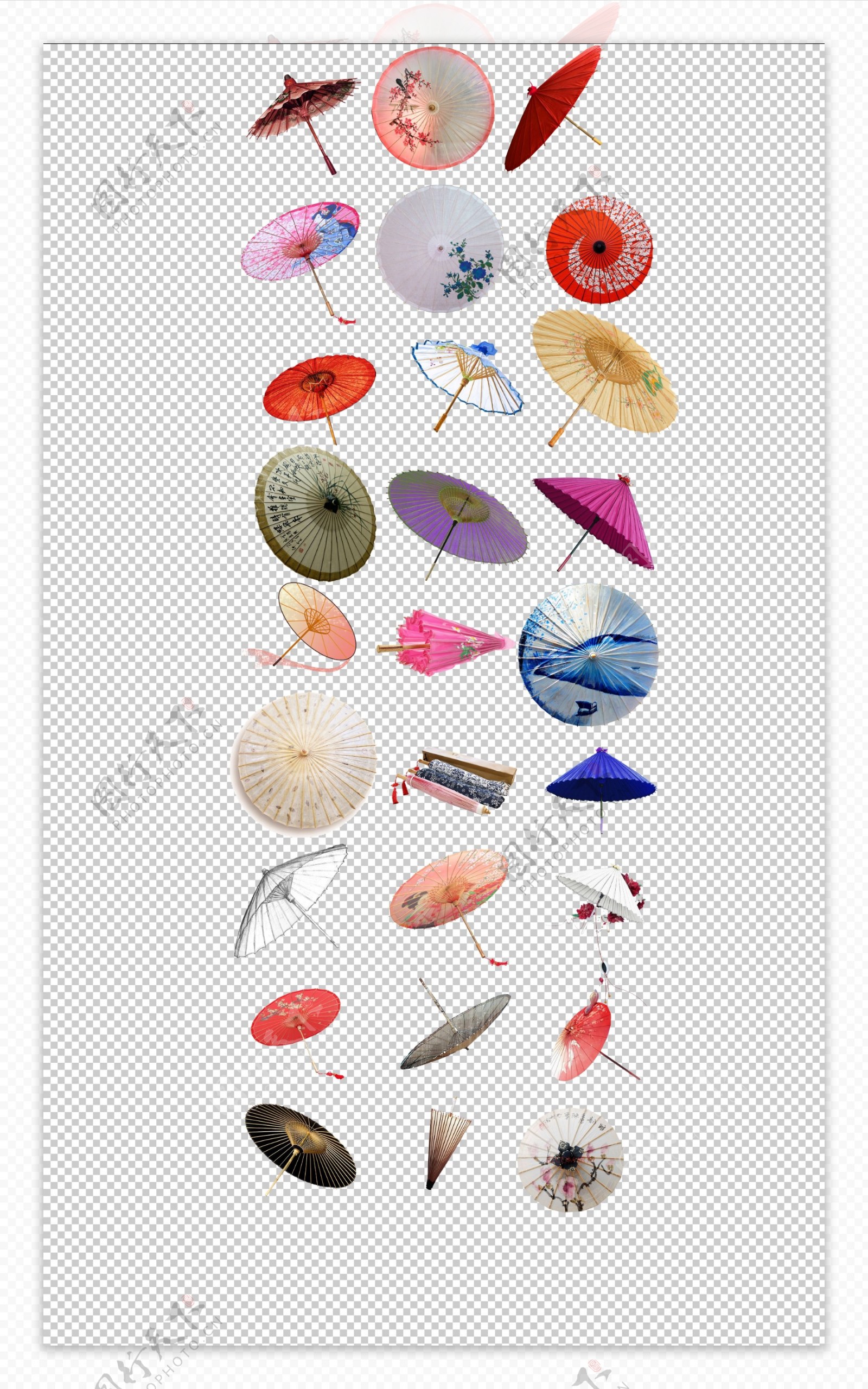 油纸伞中国古典优雅油纸伞遮阳伞