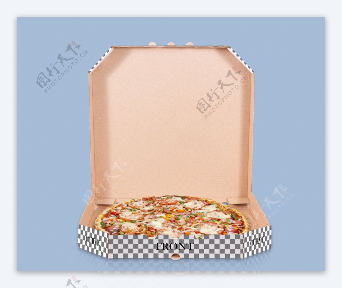 pizza包装样机
