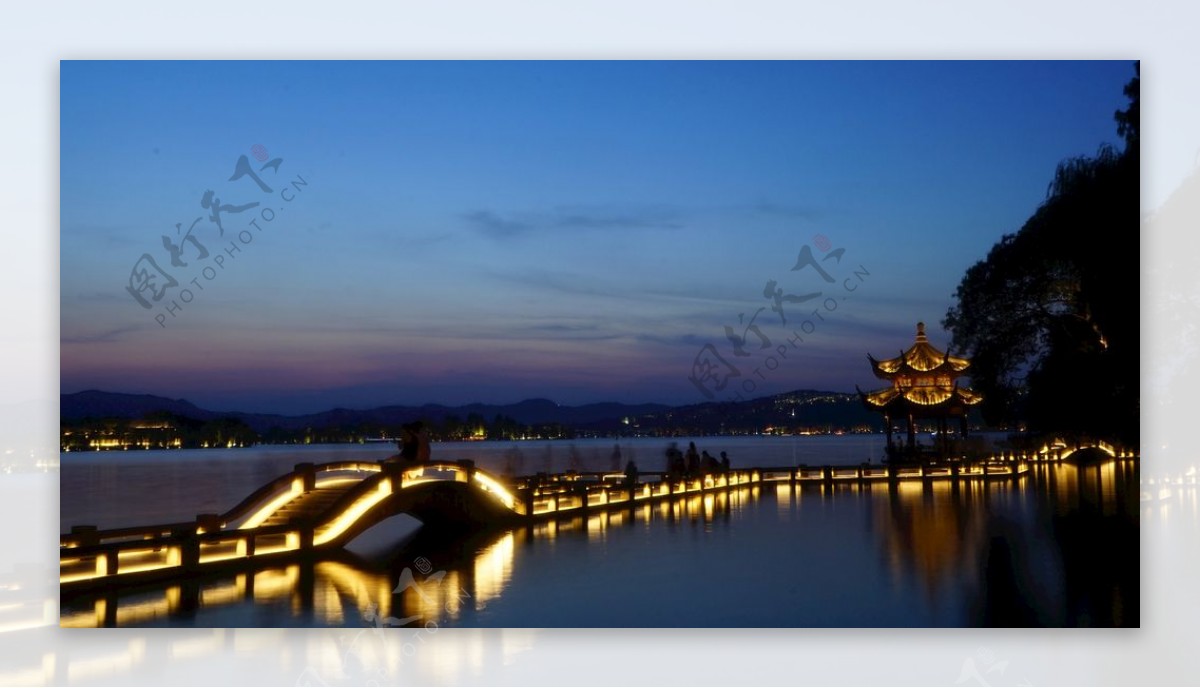 2K杭州西湖夜景