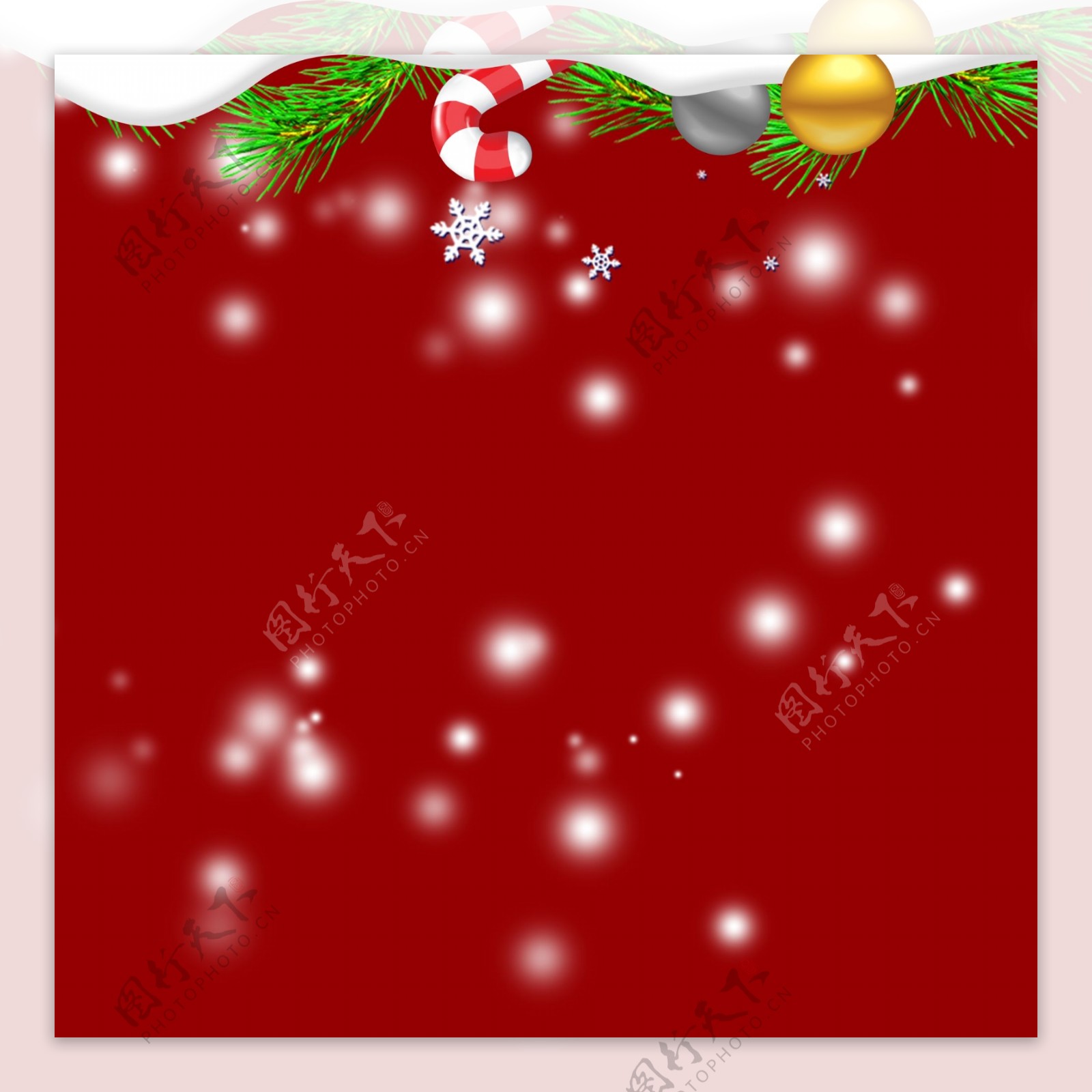 红色的圣诞主图背景