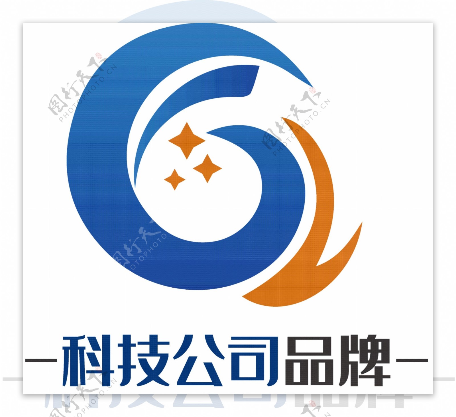 环保科技生态logo标志