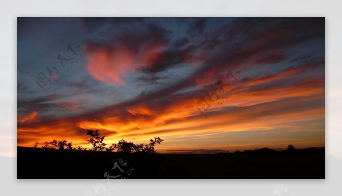 唯美的夕阳美景