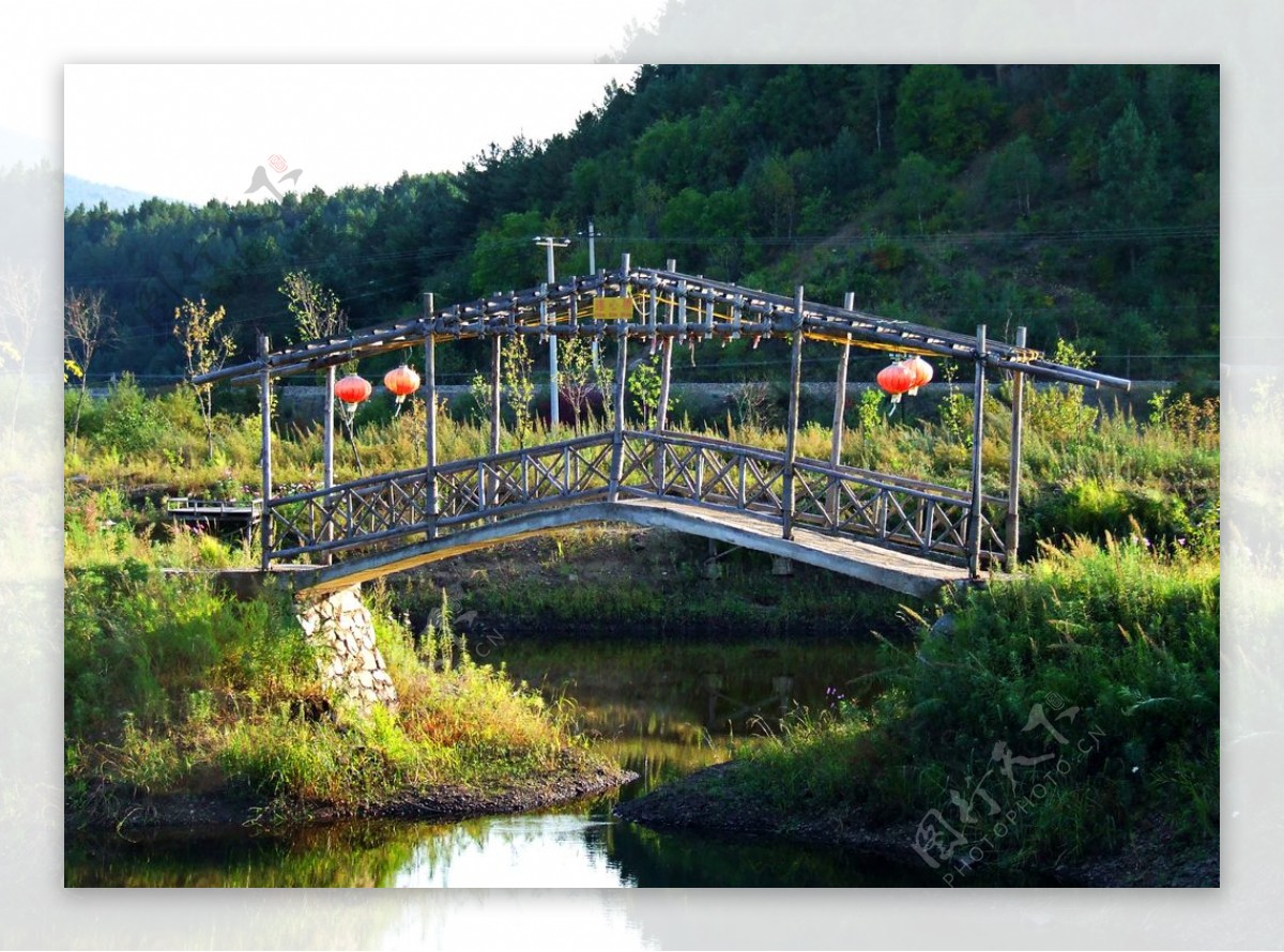 景区木制小桥