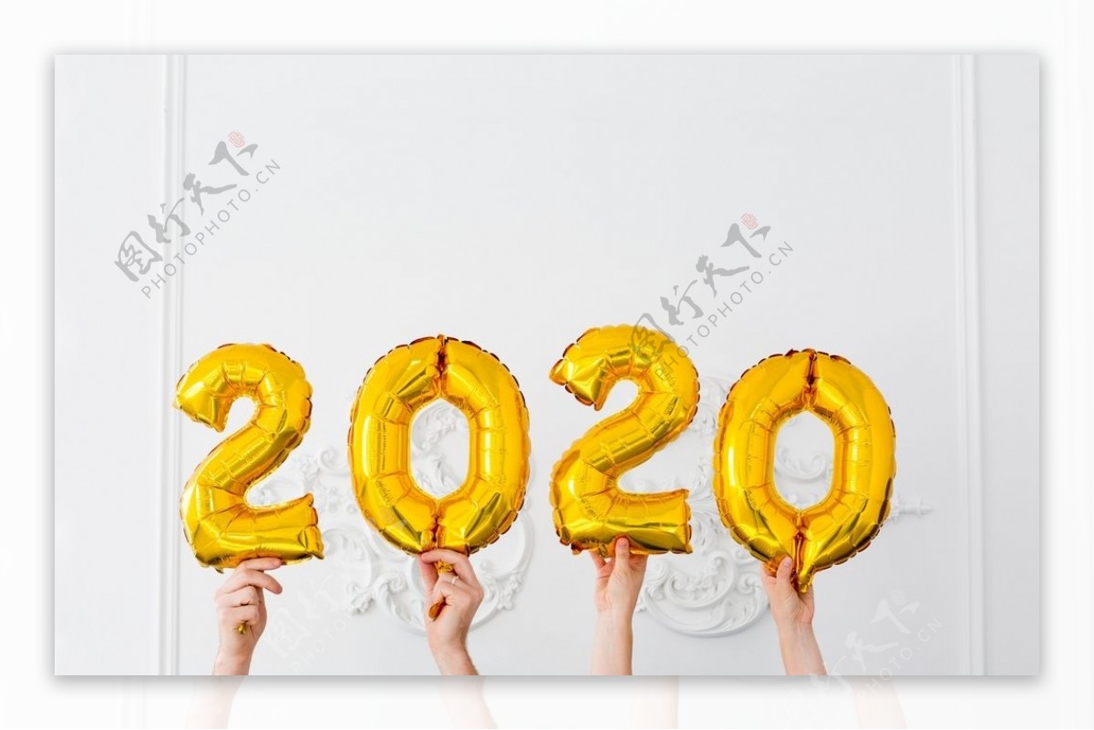 2020艺术立体数字背景