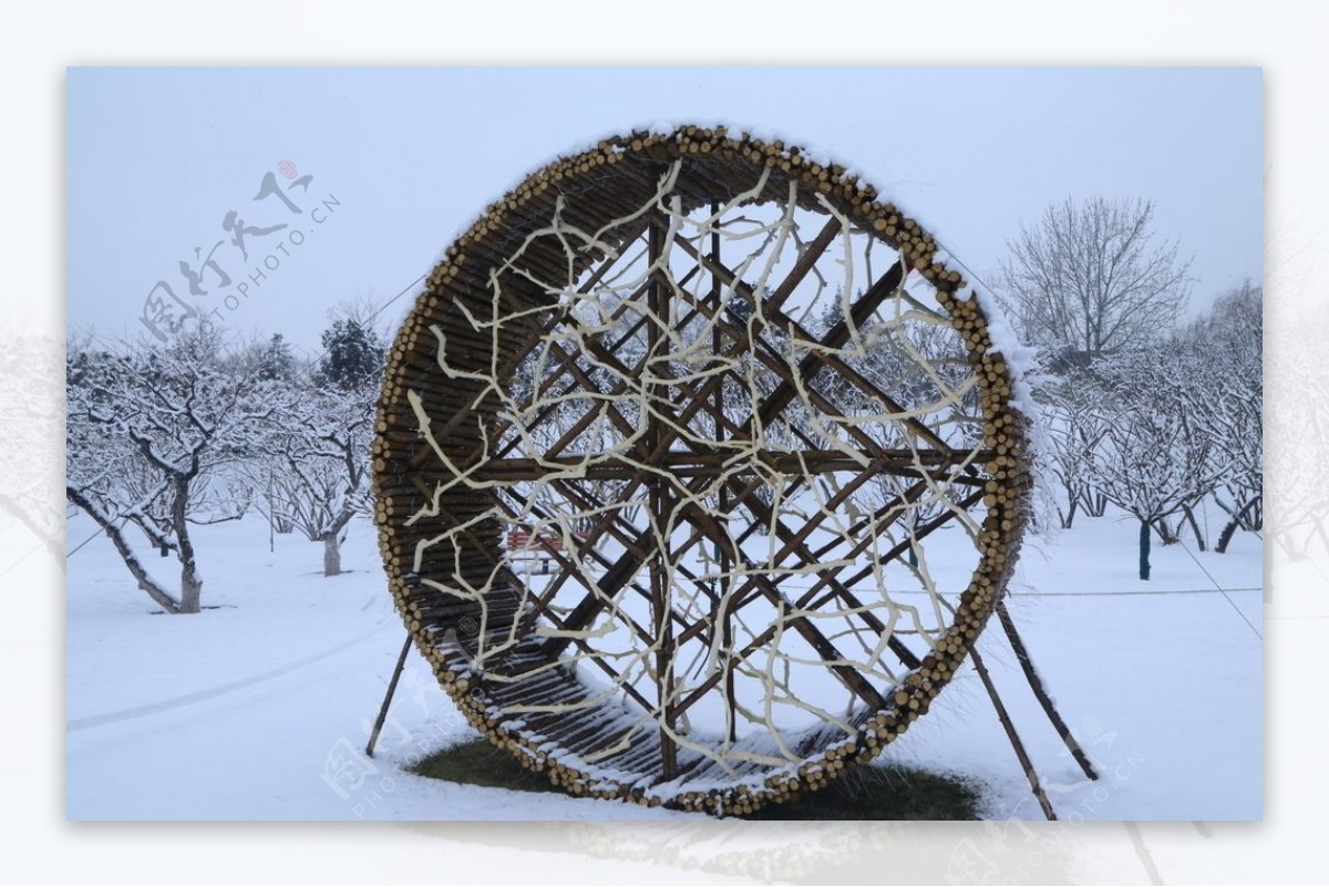 冬雪地景