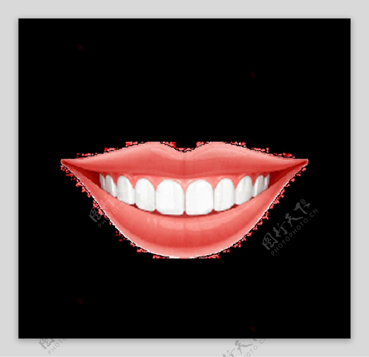 微笑牙齿牙龈健康医疗保健