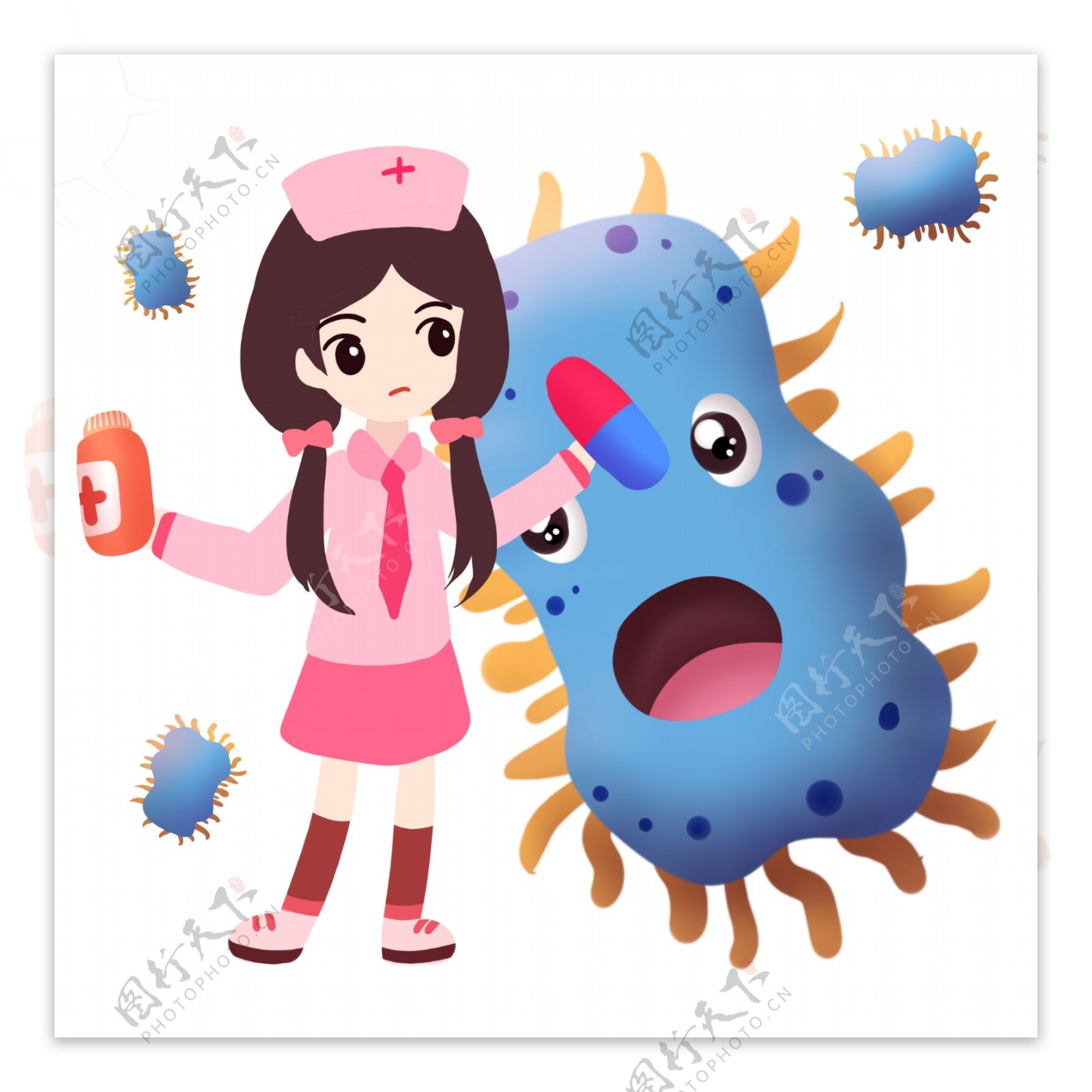 病毒细菌护士