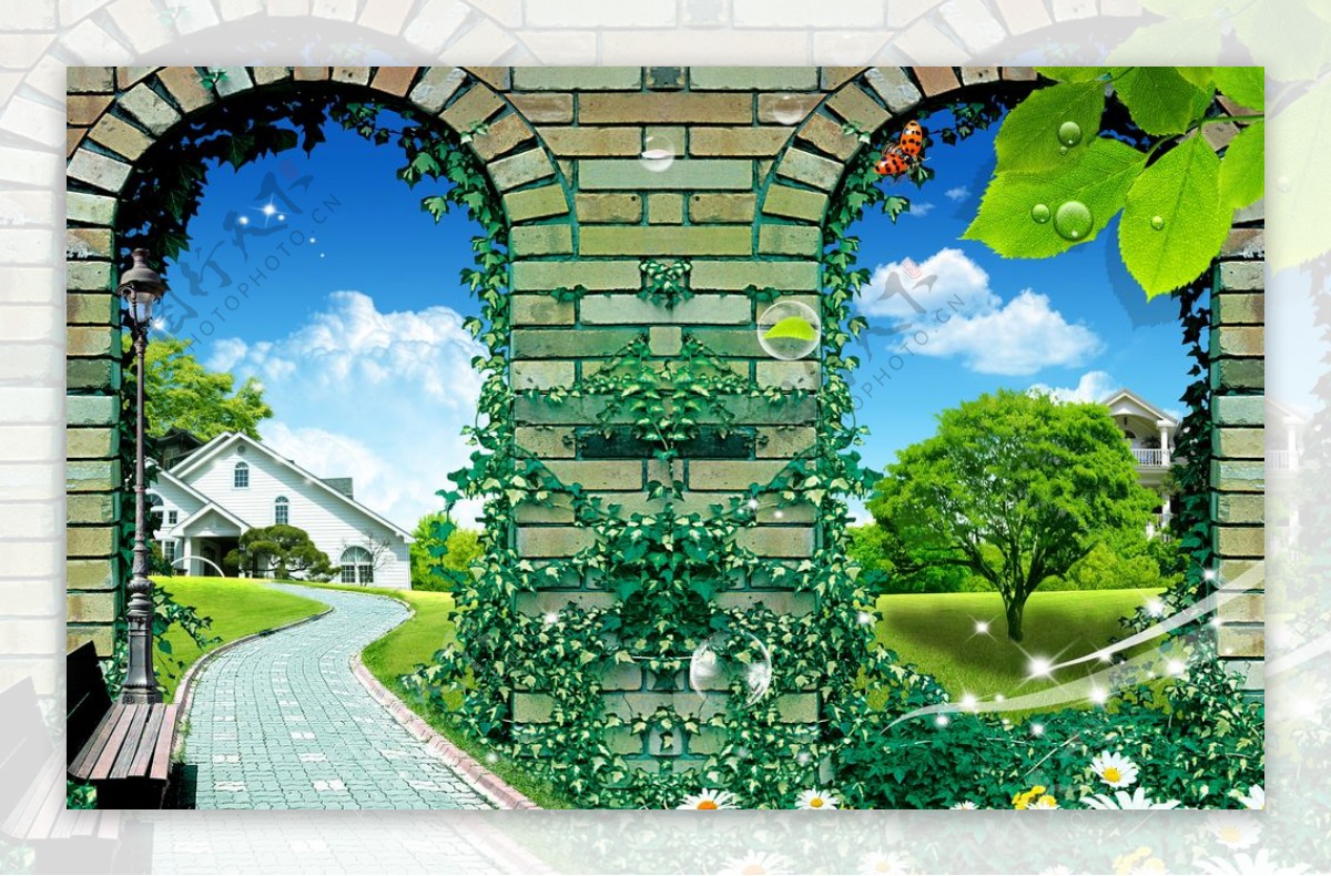 绿色自然背景壁纸