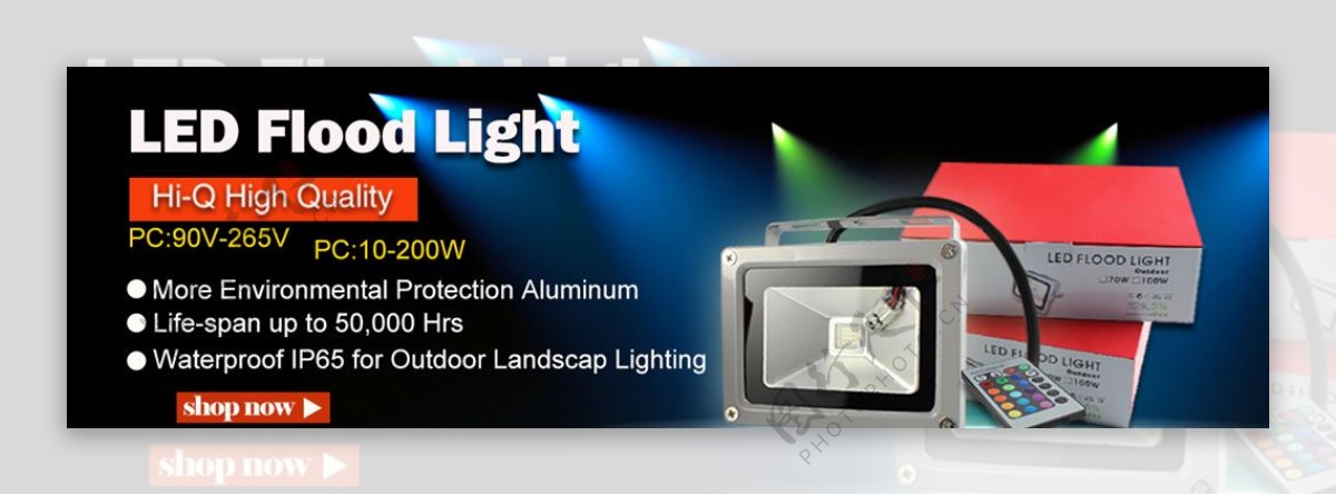 LED广告灯海报