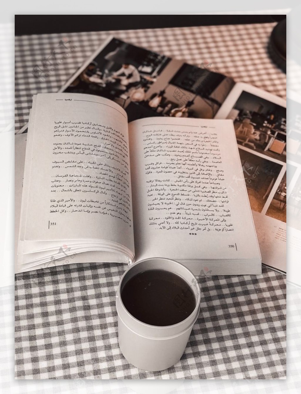 咖啡与书本