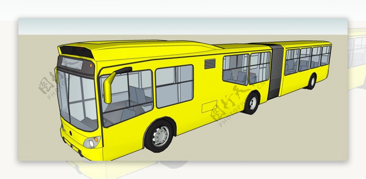 公交车班车客车模型