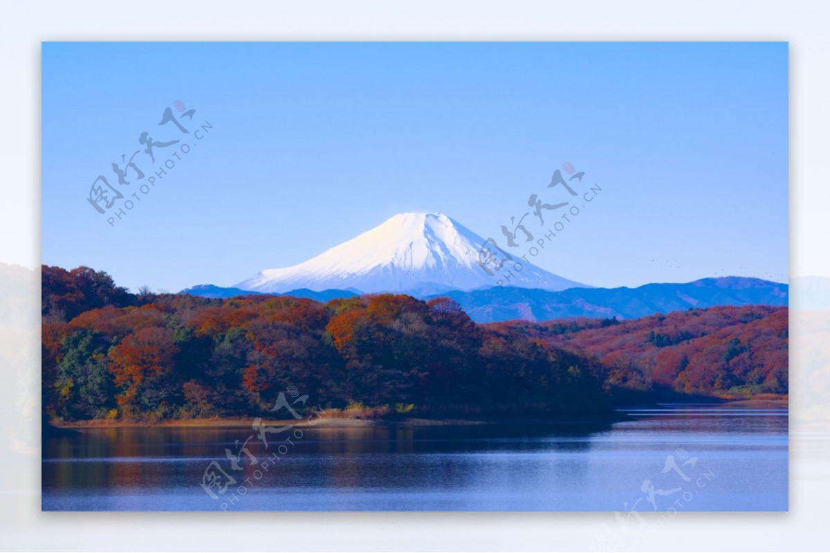 日本富士山风光