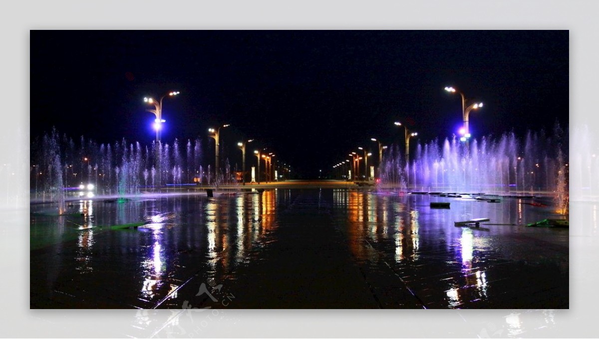 白沙湾音乐喷泉广场