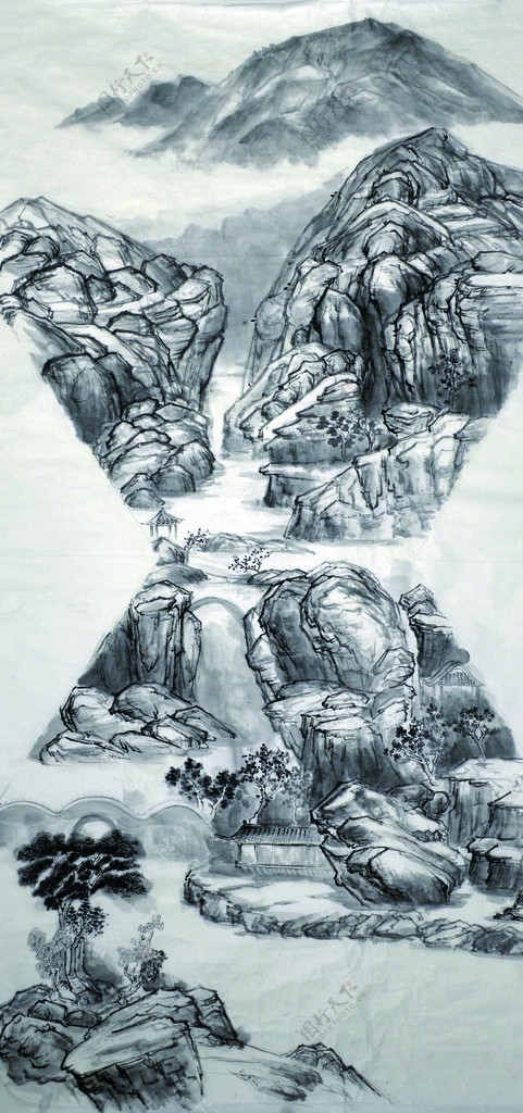 中国画流逝