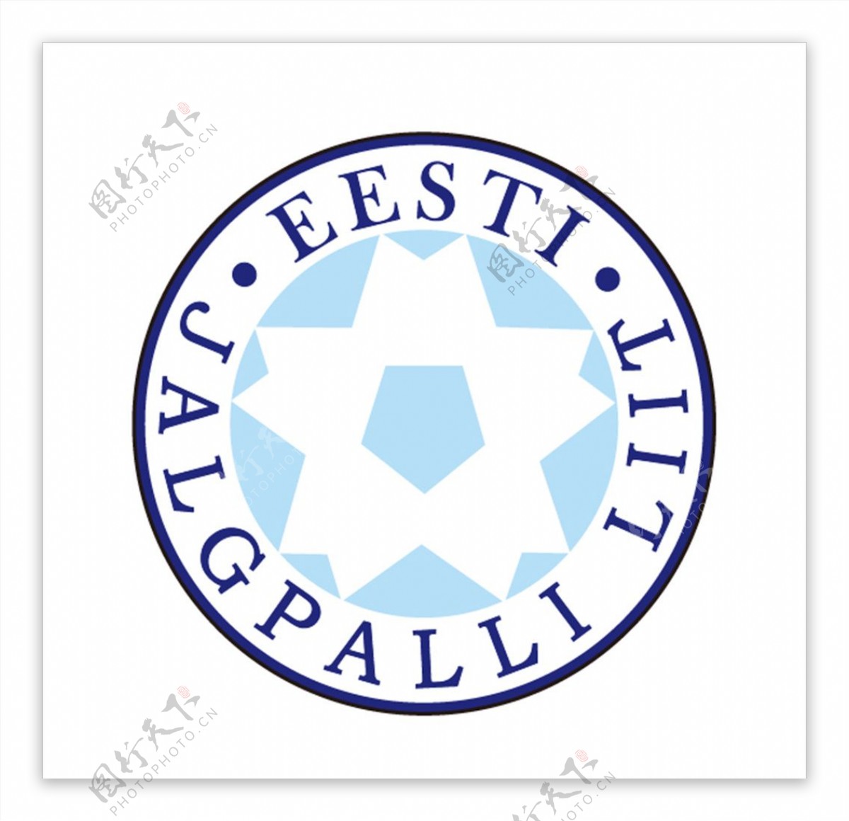 爱沙尼亚足球队队徽logo