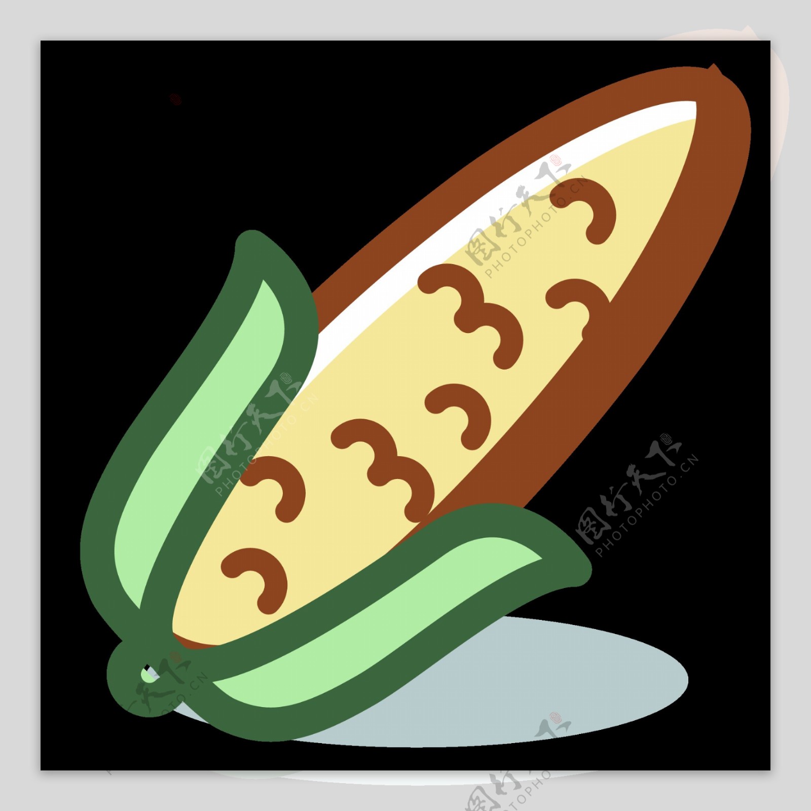 玉米美食图标标志图形装饰素材
