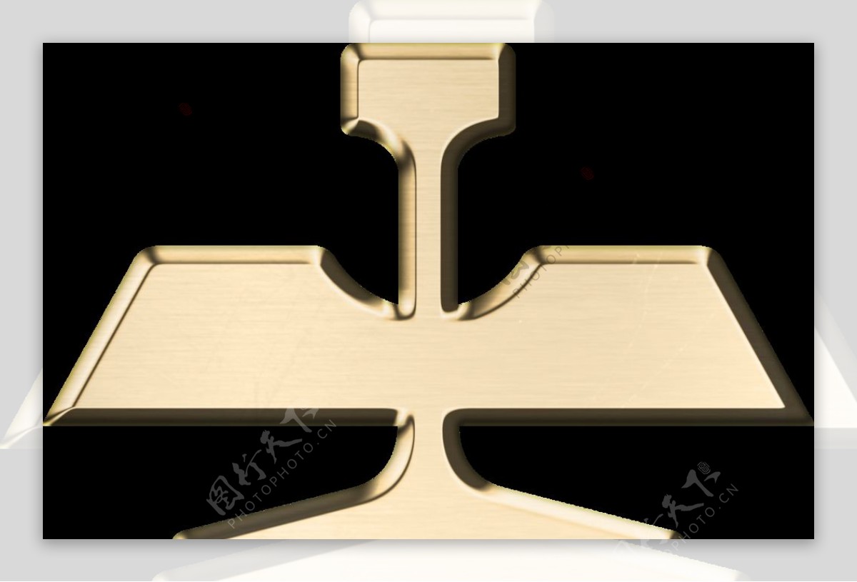 鞍钢logo金属