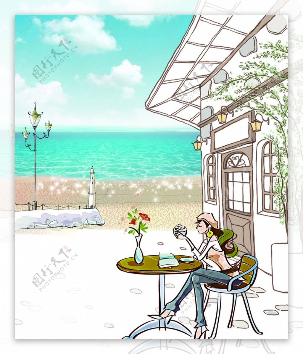 海边咖啡厅