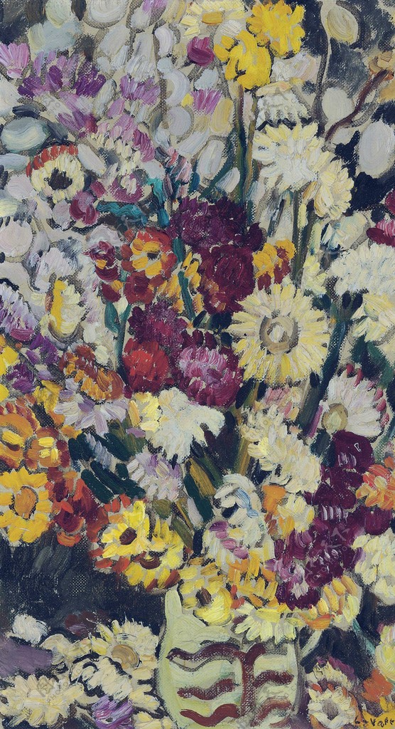 植物花朵装饰油画
