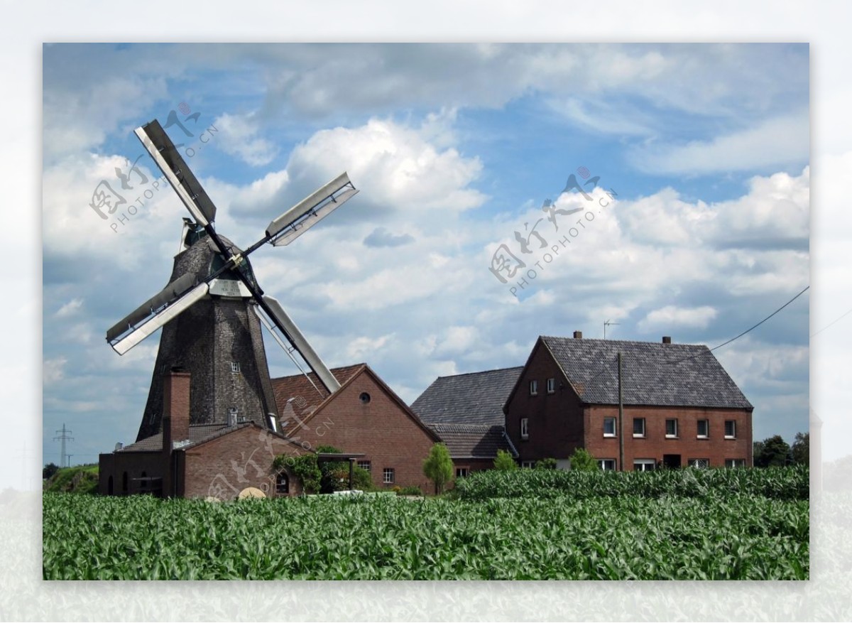 磨房风车农业风车荷兰风车