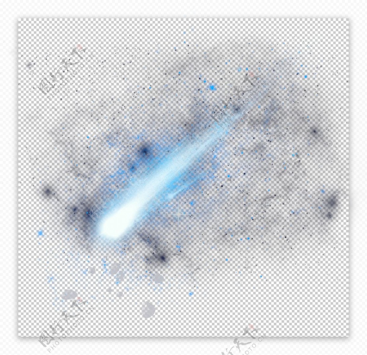流星彗星星系爆炸海报素材