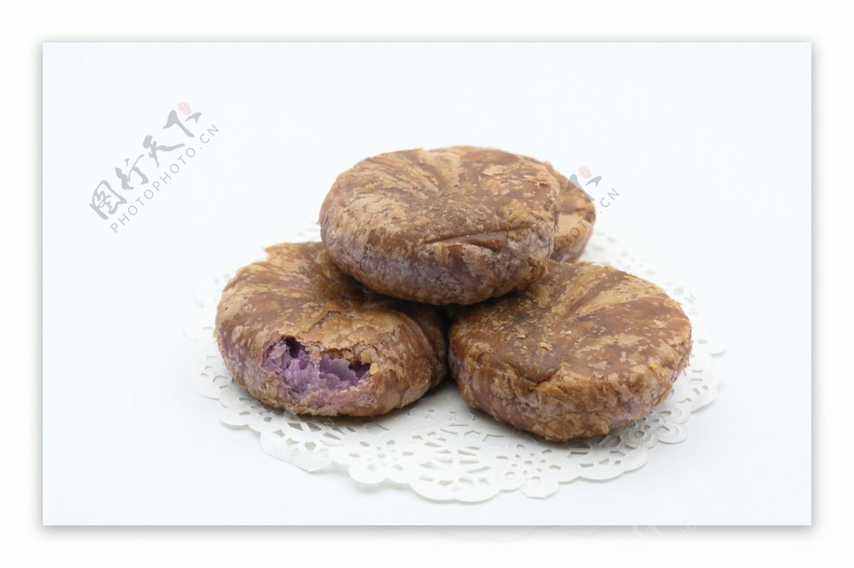 紫薯饼图片