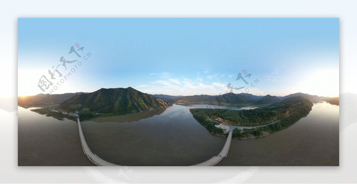 浑江大桥航拍全景图图片