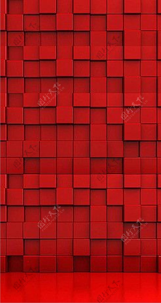 红色方块图片