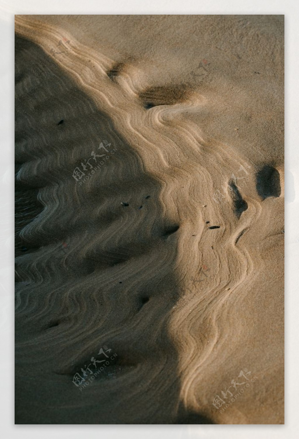 沙漠沙丘户外风景背景海报素材图片