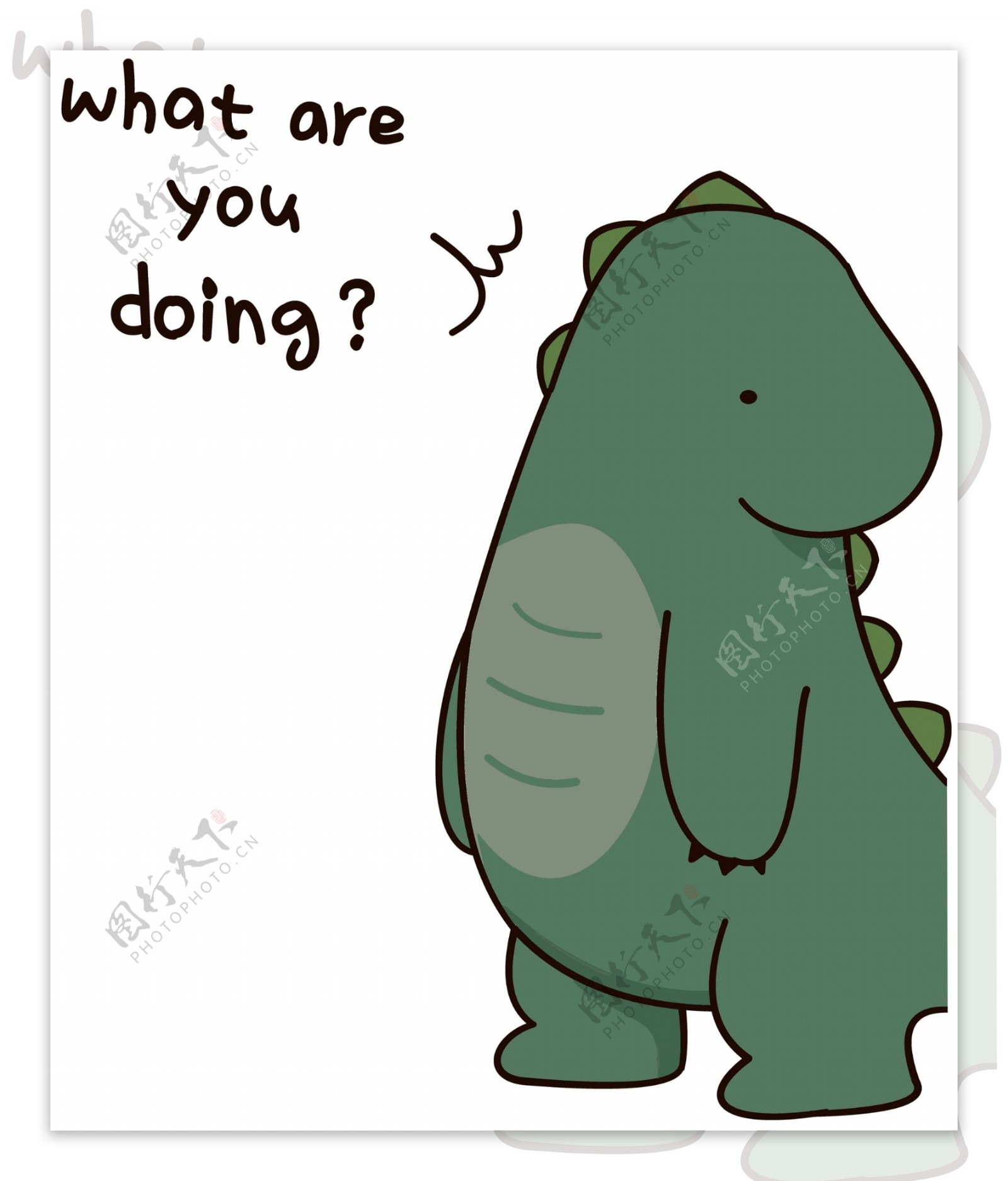 恐龙卡通裁片图片