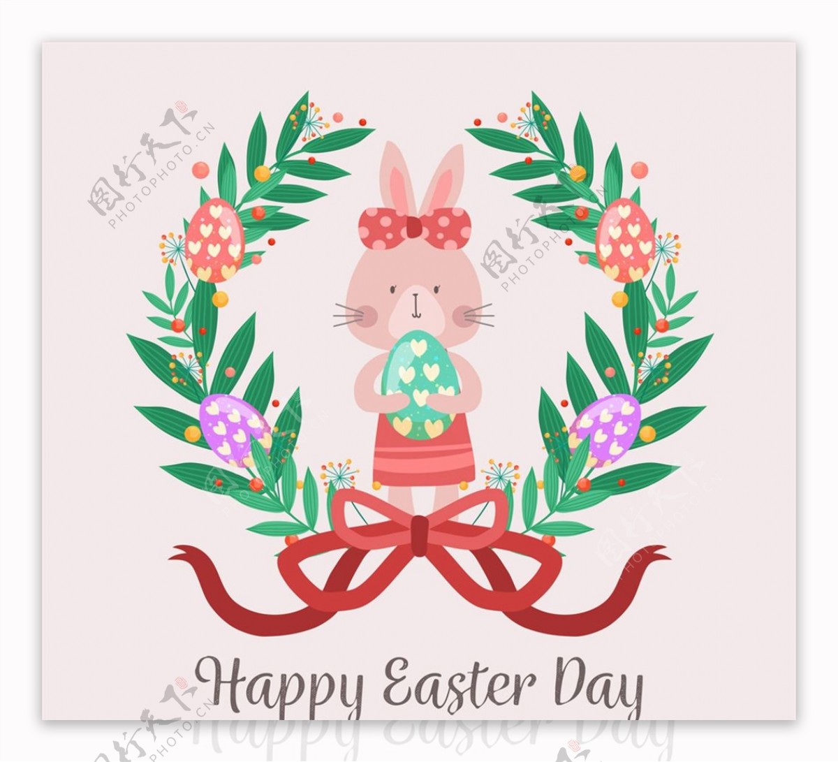 可爱复活节兔子图片