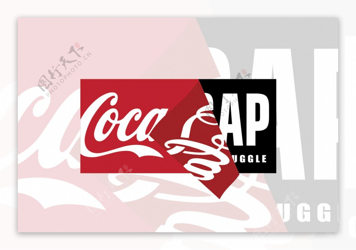 可口可乐coca覆盖贴纸印花图片