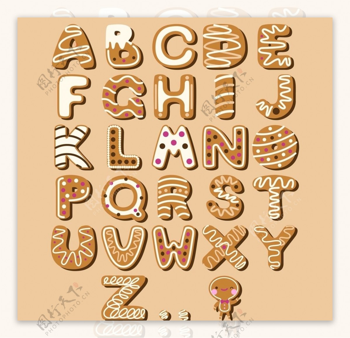 字母数字英文图片