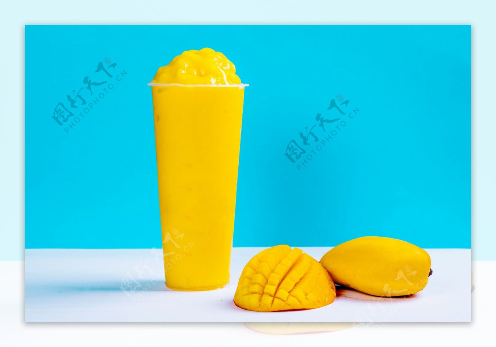 芒果冰沙图片