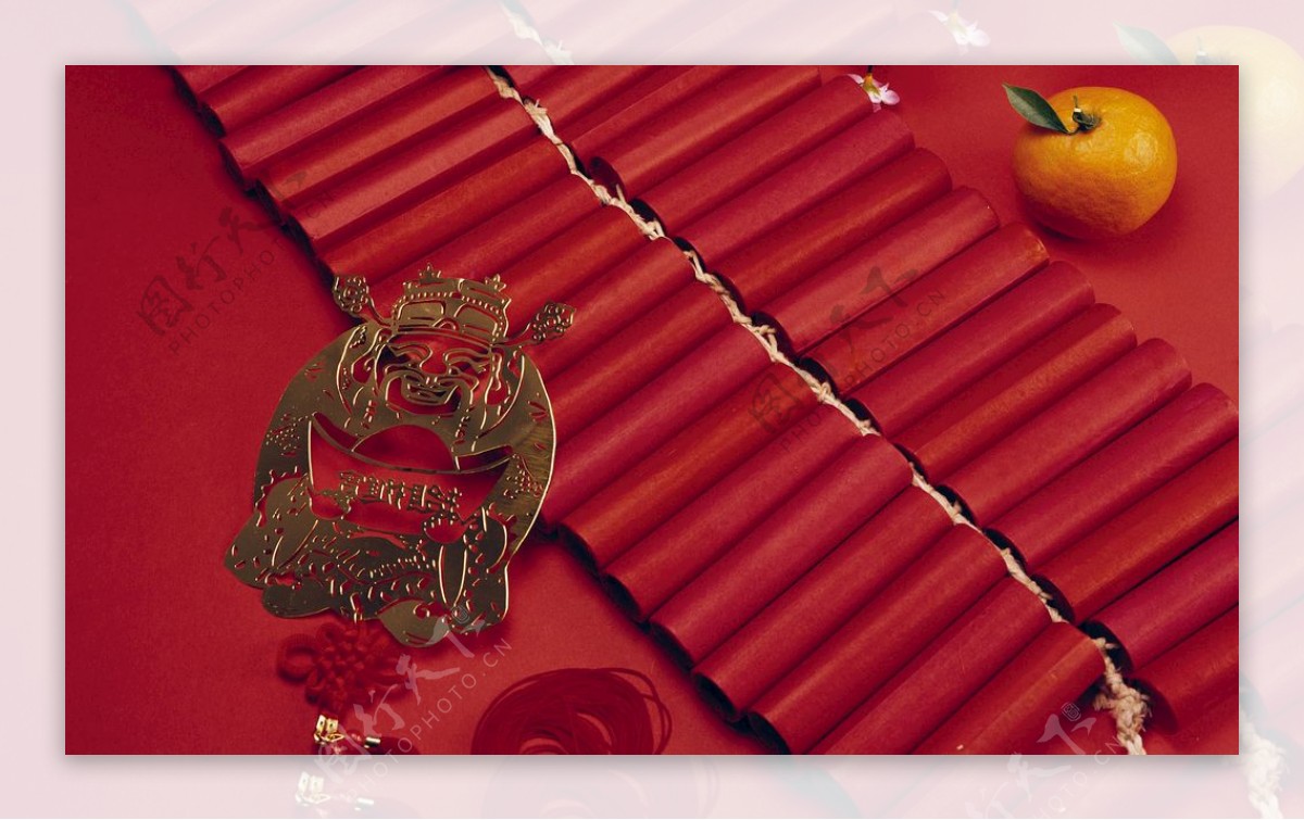 鞭炮春节喜庆过年中国年图片