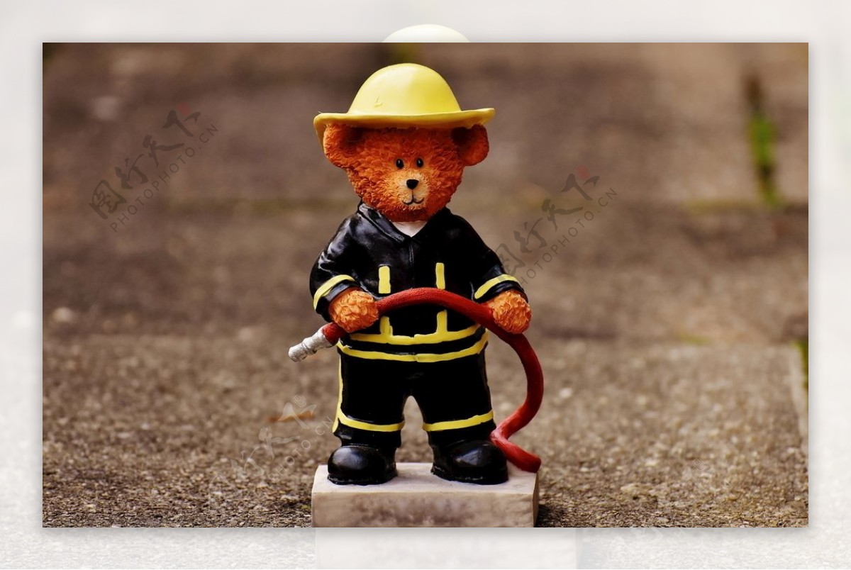 熊职业消防员图片