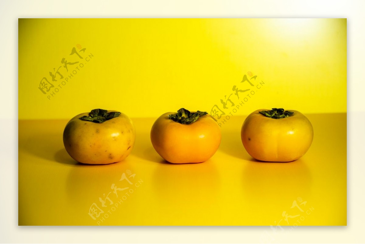 柿子创意广告摄影素材图片